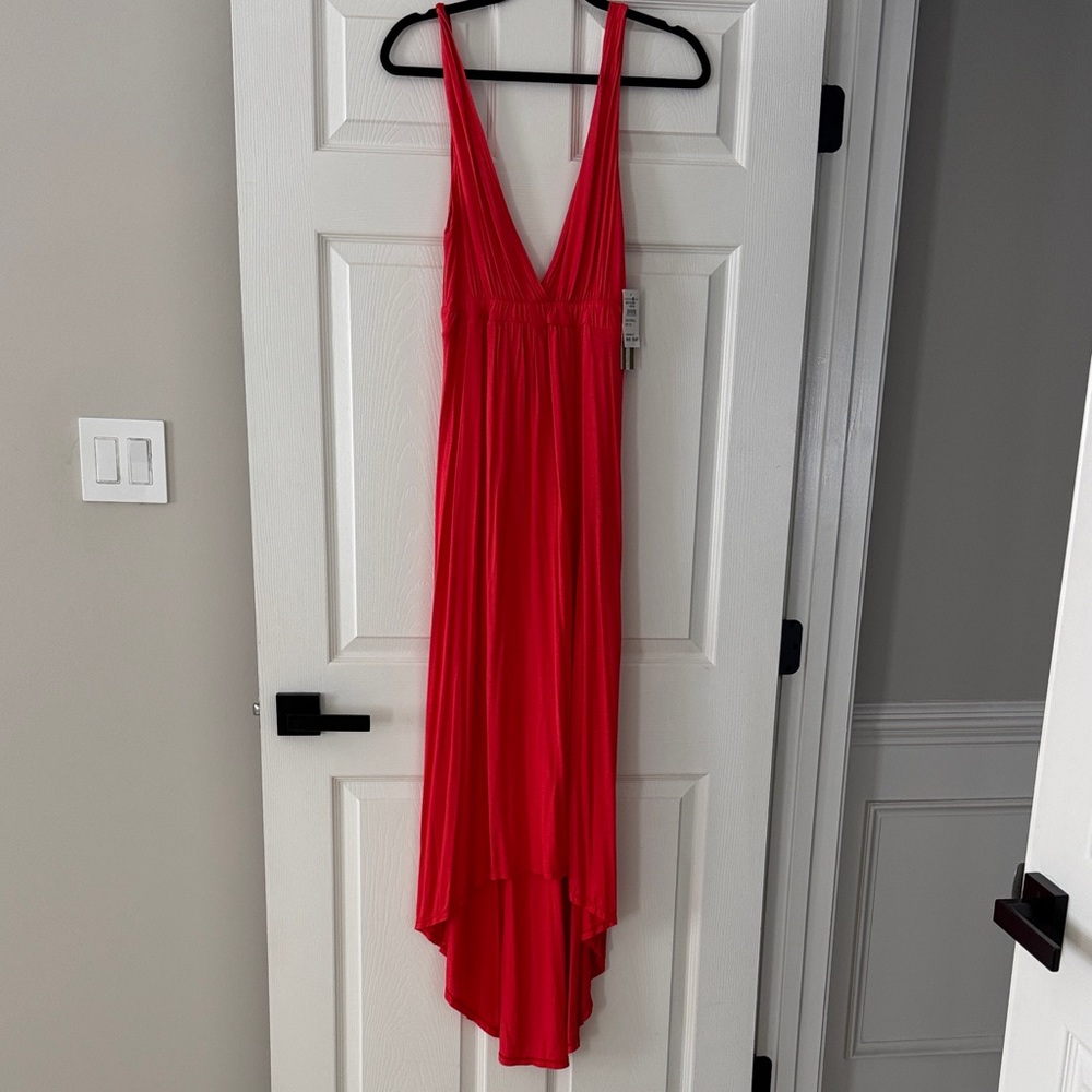 Red Sleeveless Coverup